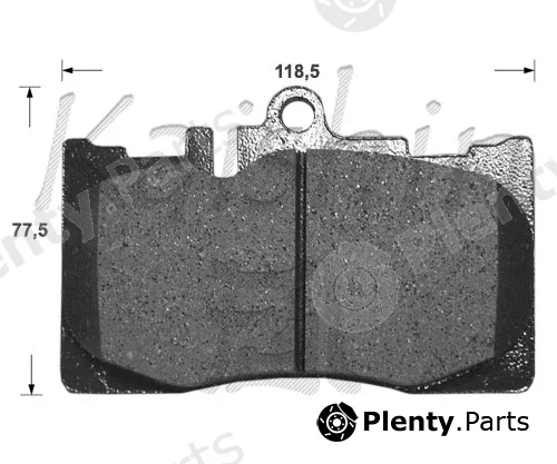 Kaishin FK2212 — Brake Pad Set, disc brake