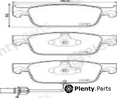 Kaishin FK20107 — Brake Pad Set, disc brake