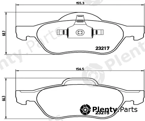 Kaishin FK20319 — Brake Pad Set, disc brake