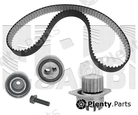 KM International WKFI041 — Water Pump & Timing Belt Kit