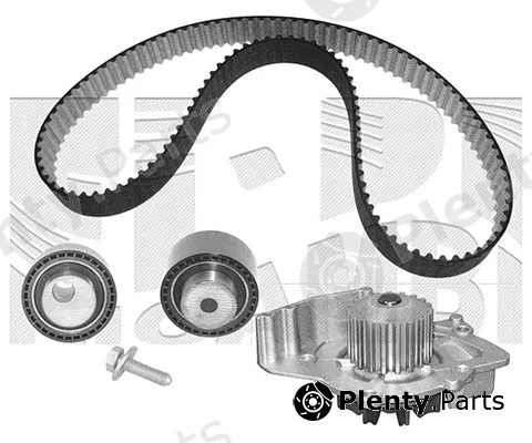 KM International WKFI187 — Water Pump & Timing Belt Kit