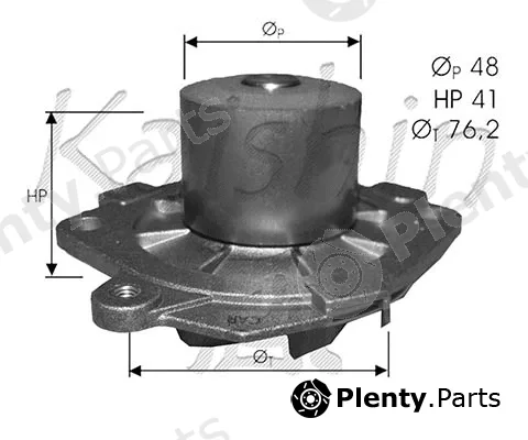 KM International WPK372 — Water Pump, engine cooling