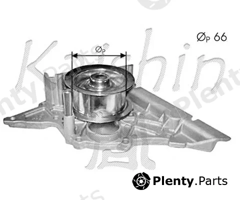 KM International WPK381 — Water Pump, engine cooling