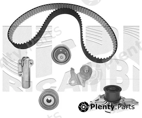 KM International WKFI338 — Water Pump & Timing Belt Kit