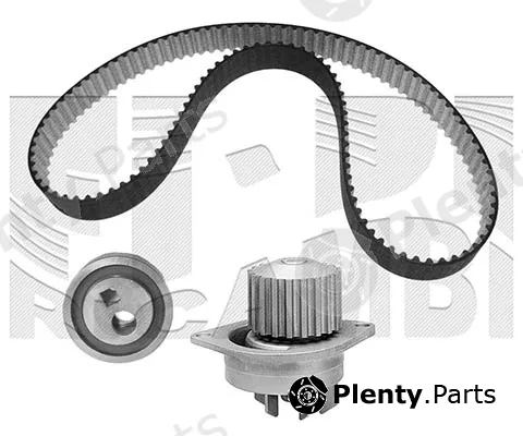 KM International WKFI002 — Water Pump & Timing Belt Kit