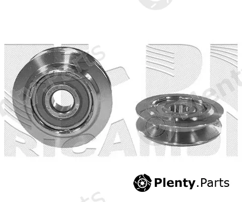 KM International FI10990 — Deflection/Guide Pulley, V-ribbed belt