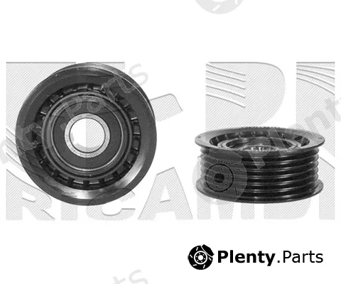 KM International FI5550 — Deflection/Guide Pulley, V-ribbed belt