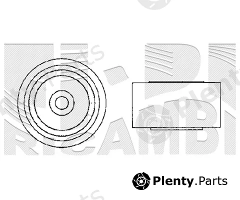 Caliber 16463 — Deflection/Guide Pulley, timing belt