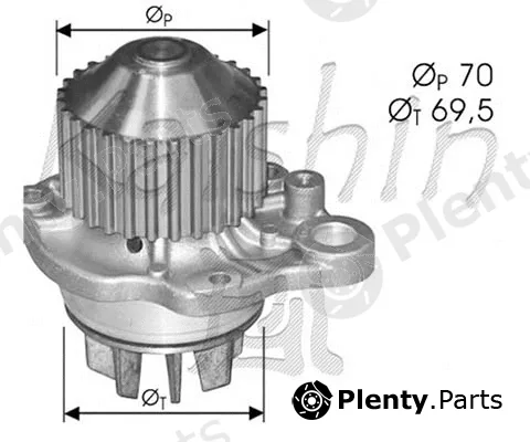Caliber WPC392 — Water Pump, engine cooling