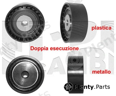 Caliber 00964 — Deflection/Guide Pulley, V-ribbed belt
