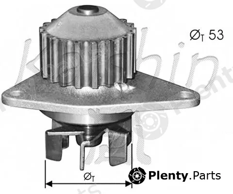 Caliber WPC348 — Water Pump, engine cooling