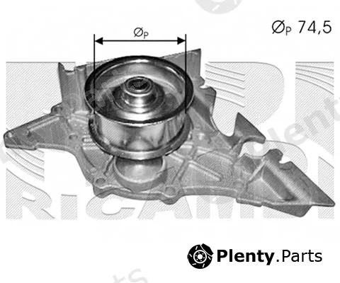 Caliber WPC409 — Water Pump, engine cooling
