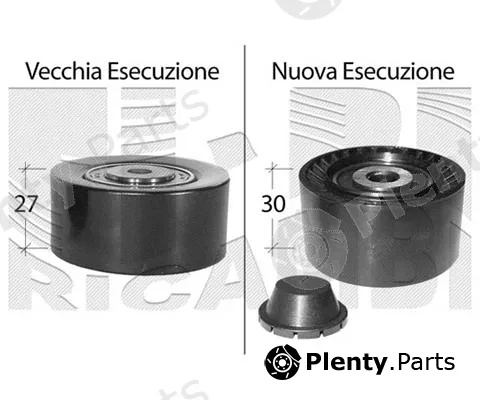Caliber 77761 — Deflection/Guide Pulley, V-ribbed belt