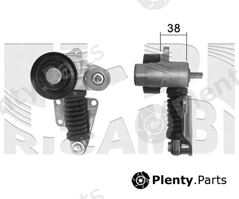 Autoteam A02116 — Belt Tensioner, V-ribbed belt