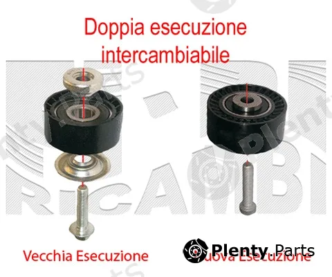Autoteam A03208 — Deflection/Guide Pulley, V-ribbed belt