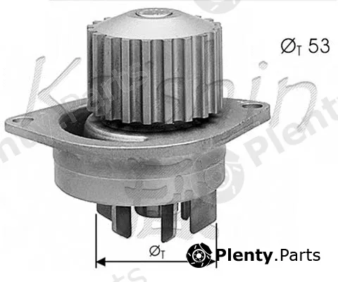 Autoteam WPA347 — Water Pump, engine cooling