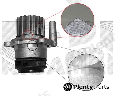 Autoteam WPA343 — Water Pump, engine cooling