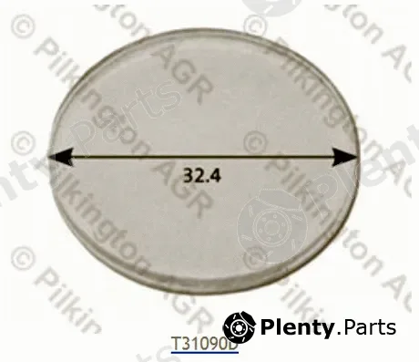 Pilkington 250021737 — Gel Pad, optical element