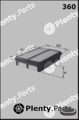 Misfat P628 — Air Filter