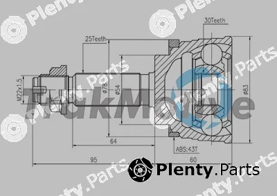 TrakMotive 40-0833 — Joint Kit, drive shaft