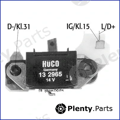 Hitachi 132965 — Alternator Regulator Hueco