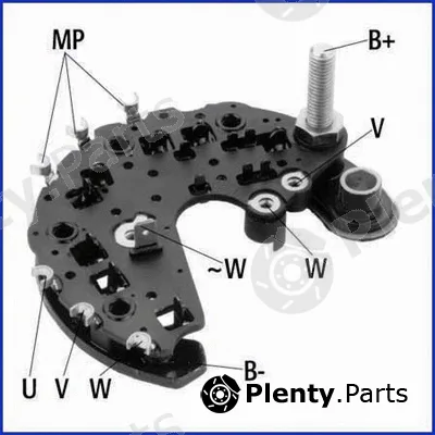 Hitachi 139722 — Rectifier, alternator Hueco
