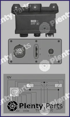Hitachi 132075 — Relay, glow plug system Hueco