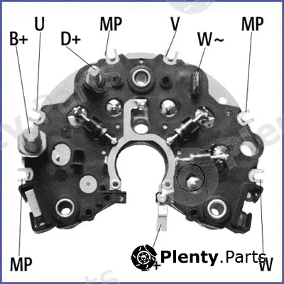Hitachi 139450 — Rectifier, alternator Hueco
