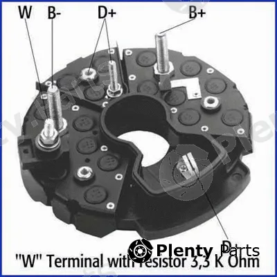 Hitachi 139170 — Rectifier, alternator Hueco