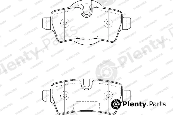 Wagner WBP24289A — Brake Pad Set, disc brake