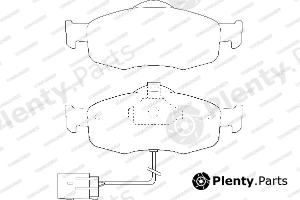 Wagner WBP21395A — Brake Pad Set, disc brake