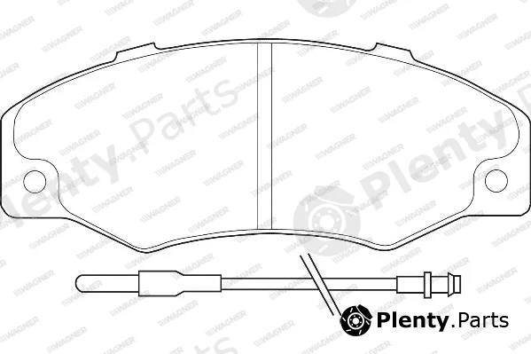 Wagner WBP21016A — Brake Pad Set, disc brake