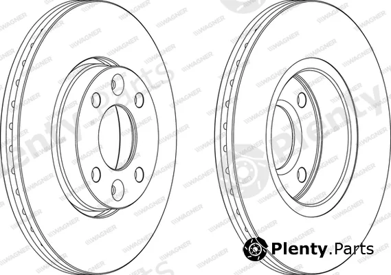 Wagner WGR1201-1 — Brake Disc