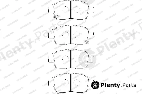 Wagner WBP23904A — Brake Pad Set, disc brake