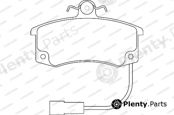 Wagner WBP23671A — Brake Pad Set, disc brake