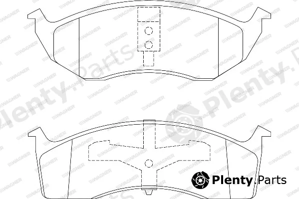 Wagner WBP23043A — Brake Pad Set, disc brake