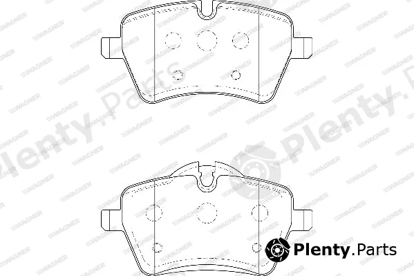 Wagner WBP23984A — Brake Pad Set, disc brake
