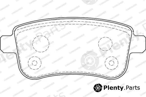 Wagner WBP24820A — Brake Pad Set, disc brake