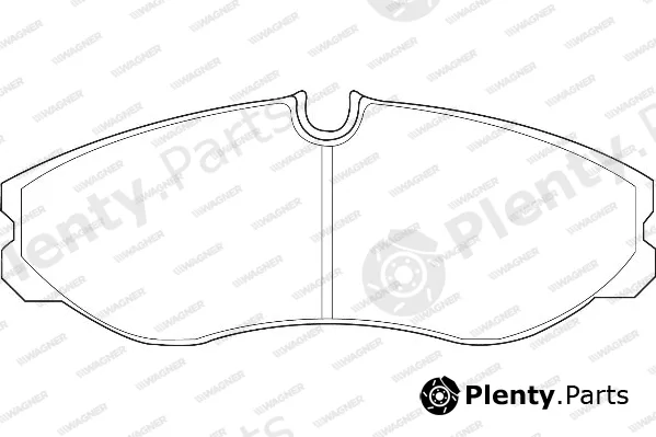 Wagner WBP21481A — Brake Pad Set, disc brake