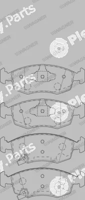 Wagner WBP20908B — Brake Pad Set, disc brake
