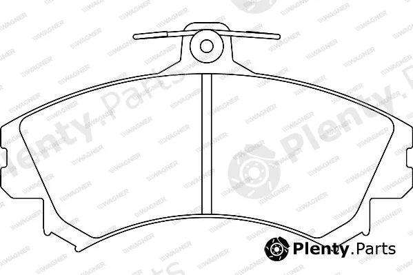 Wagner WBP21796A — Brake Pad Set, disc brake
