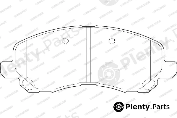 Wagner WBP23584A — Brake Pad Set, disc brake