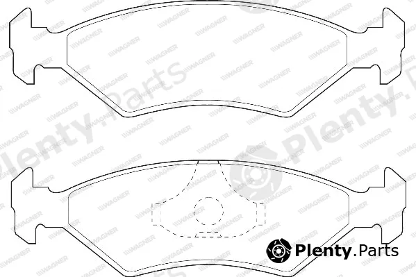 Wagner WBP20640A — Brake Pad Set, disc brake