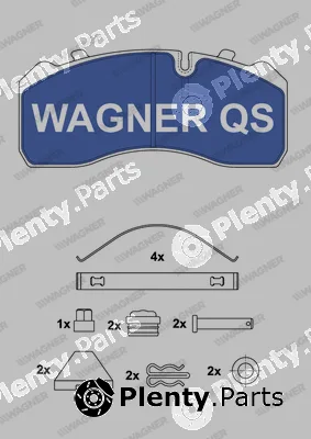Wagner 2909304950 — Brake Pad Set, disc brake