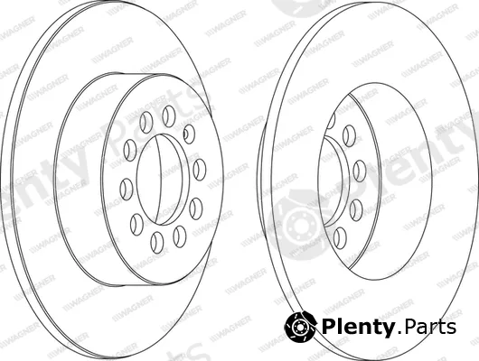 Wagner WGR1224-1 — Brake Disc