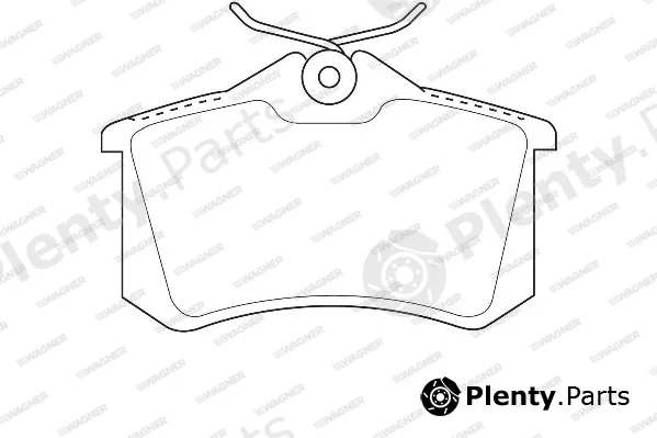 Wagner WBP20961B — Brake Pad Set, disc brake