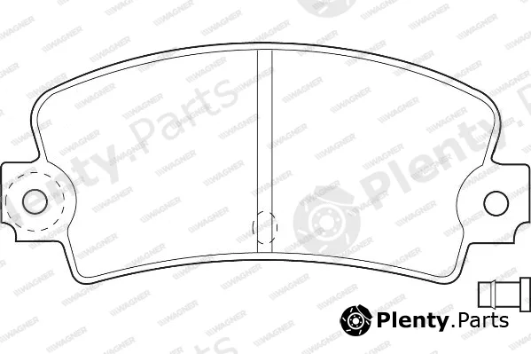 Wagner WBP20336A — Brake Pad Set, disc brake