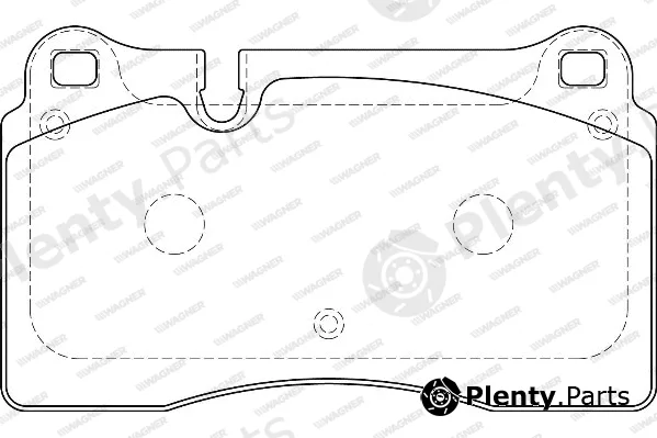 Wagner WBP24098A — Brake Pad Set, disc brake