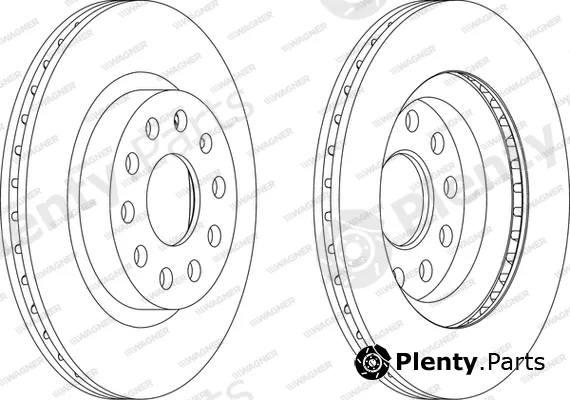 Wagner WGR1223-1 — Brake Disc