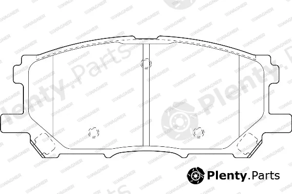 Wagner WBP23989A — Brake Pad Set, disc brake